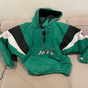 VINTAGE NY Jets starter pullover jacket